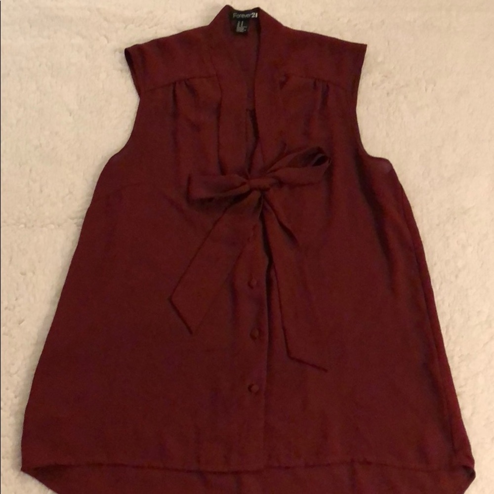 Garnet chiffon size M Forever 21 blouse